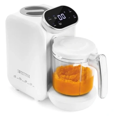 Obrázek Sweety Fox Zařízení na přípravu dětské výživy Mixer 7 funkcí vaření v páře, míchání, pulzní funkce, samočištění, sterilizace, ohřívání, rozmrazování příprava kaše
