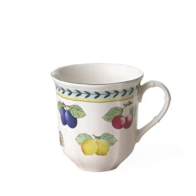 Obrázek Villeroy &amp; Boch French Garden kelímek s uchem pestrý, vhodný do myčky nádobí, bezpečný mikrovlnné trouby, hrnek, hrnek na kávu, porcelán, šálek horké nápoje, prémiový