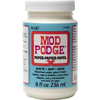 Obrázek Mod CS11236 Podge ošetření na bázi vody lepidlo a konečná úprava, papír, transparentní matný, syntetický materiál, průhledný, 5,9 x 10,6 cm