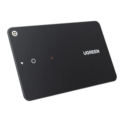 Obrázek UGREEN FineTrack Slim kompatibilní s Apple Find My (pouze iOS), Bluetooth tracker, vodotěsnost IP68, nabíjecí vyhledávač peněženek, SmartTag Tracker karta pro peněženku, cestovní pasy, zavazadla