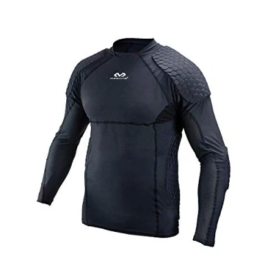 Obrázek McDavid Unisex Adult HEX Goalkeeper Shirt Extreme Torwart Fußball, Schwarz M