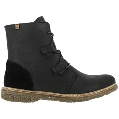 Obrázek El Naturalista dámské Combat Boots Angkor, kozačky, černá
