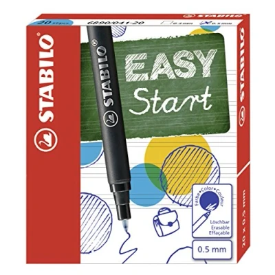Obrázek Inkoustové náplně k doplnění STABILO EASYoriginal Refill medium balení 20 ks modré (smazatelné)