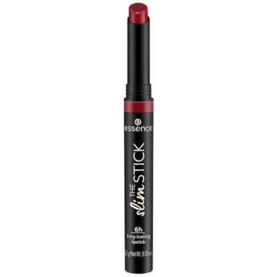 Obrázek essence THE slim STICK, rtěnka, č. 107, červená, dlouhotrvající, pečující, expresní výsledek, intenzivní barva, matná, veganská, bez parfému, alkoholu, parabenů, 1 balení (1,7 g)