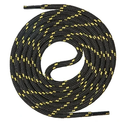 Obrázek Mount Swiss tkaničky kulaté ø 4,5 mm I prémiové odolné proti roztržení z odolného polyesteru pro trekingové boty, pracovní horské a turistické boty Shoe Laces délky 70 220 cm,
