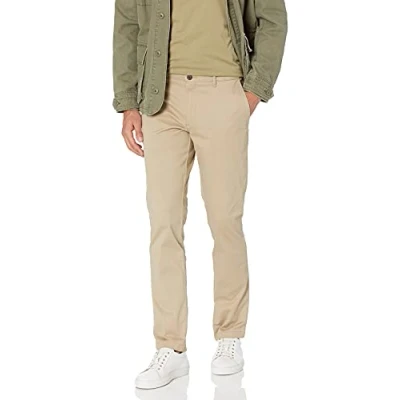 Obrázek Amazon Essentials Herren Chinohose, Komfortabler, Gewaschener Stretch, Skinny Passform (Früher Goodthreads), Helles Khakibraun, 38W / 30L