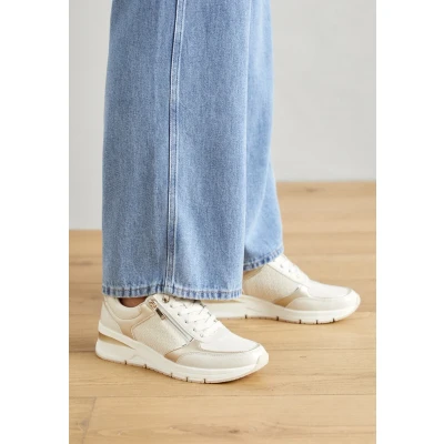 Obrázek Tamaris dámské Low Top tenisky, polobotky, vyměnitelná stélka, Ivory Comb