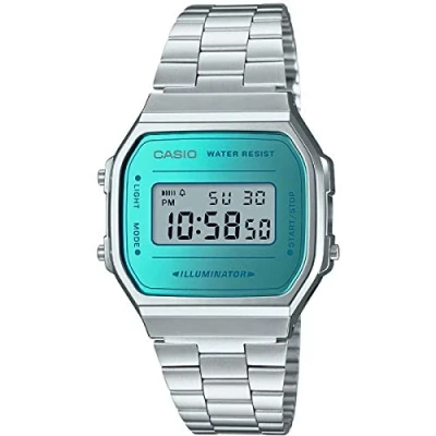 Obrázek Casio Unisex Digitální hodinky silvercoloured/blue, Velikost: One Size, Silver coloured/blue