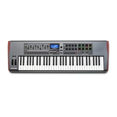 Obrázek Novation Impulse USB/MIDI Controller Keyboard s 61 tlačítky a buspower robustní, reagující plně formátní klaviatura aftertouch dynamickými údery pro Mac Windows.