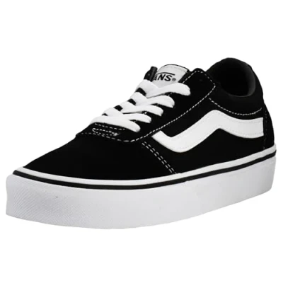 Obrázek Vans Dámské Ward Sneaker, Suede Canvas Black White