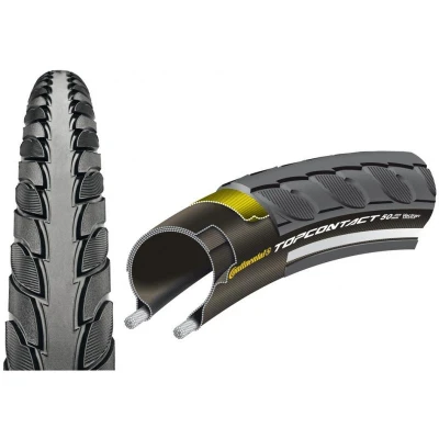 Obrázek Continental Top Contact II 28x1,75 (47 622) skládací černá reflex Plášť