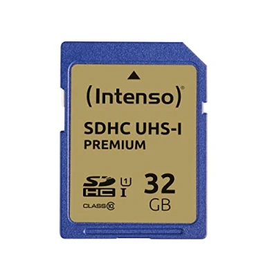 Obrázek Intenso Paměťová karta Premium SDHC UHS I 32GB Class 10 modrá