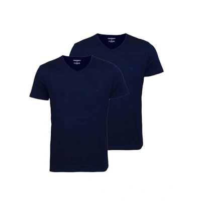 Obrázek Emporio Armani Pánské tričko (balení 2 ks), námořnictvo