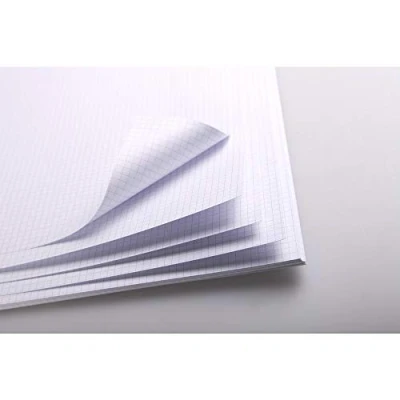 Obrázek Clairefontaine 93325C desky Bristolkarton (25 listů, 205 g, 50 x 65 cm, kostkovaná) bílá