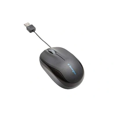 Obrázek Kensington PRO FIT Retractable Mobile Mouse Scroll Rad, PC Maus, PC/Mac, Notebook 2 Wege