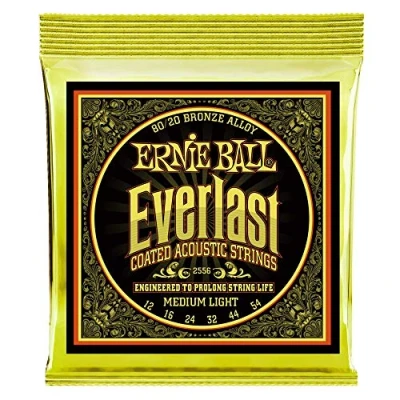 Obrázek Ernie Ball Everlast Medium Light Coated 80/20 bronzové struny akustické kytary, tloušťka 12 54