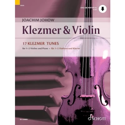 Obrázek Klezmer &amp; Violin: 17 Tunes. 1 2 Violinen und Klavier; Kontrabass ad libitum.