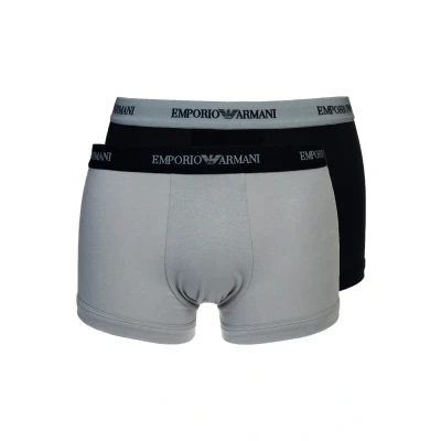 Obrázek Emporio Armani 2 PACK Úzké boxerky, Muži, Velikost: Small, Blue/grey