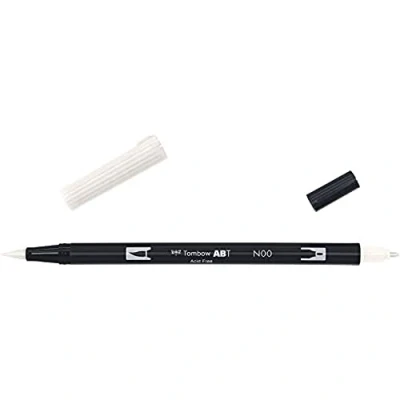 Obrázek Tombow ABT Dual Brush Pen, N00 1P, tužka se dvěma hroty, perfektní pro ruční psaní a Bullet Journal, roztíratelné vodou, Blender