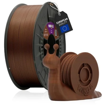Obrázek WINKLE PLA HD Filament 1.75mm Kupfer, 300g Spule, 3D Drucker Kompatibel mit FDM Druckern, Druckmaterialien, Maßgenauigkeit +/ 0.05mm, Bioabbaubar Leicht zu Bedrucken