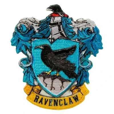 Obrázek Mono Quick Harry Potter Bradavické aplikace, Nažehlovací obrázek Nálepka, Gryffindor Slytherin Hufflepuff Ravenclaw (18067 Ravenclaw)