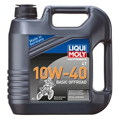 Obrázek LIQUI MOLY Motorbike 4T 10W 40 Basic Offroad 4 L Motocykl 4taktní olej výr. č.: 3062