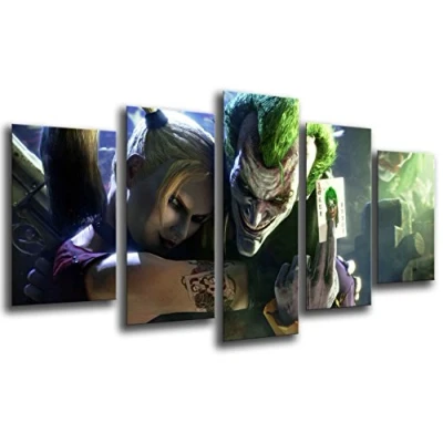 Obrázek Nástěnný obraz Joker, Batman, 165 x 62 cm, dřevěný truck XXL formát umělecký tisk, ref.26218