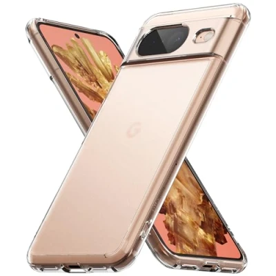 Obrázek Ringke Fusion Case kompatibilní s Google Pixel 8, tvrdá PC matná zadní strana TPU nárazuvzdorné ochranné pouzdro pro 8 5G (2023) Matte Clear