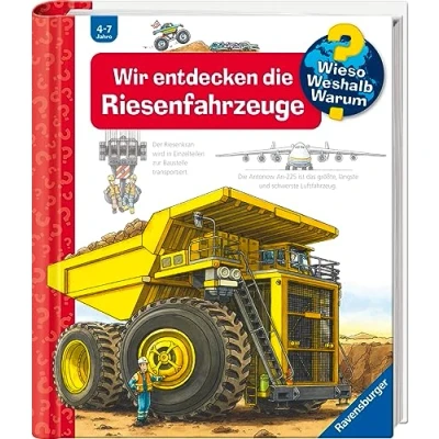 Obrázek Wieso? Weshalb? Warum?, Band 6: Wir entdecken die Riesenfahrzeuge (Wieso? 6)