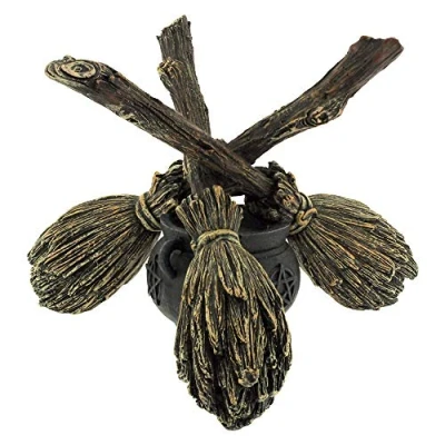 Obrázek Nemesis Now B1867F6 Besenstiel Kristallkugel Kristallkugelhalter 16cm braun
