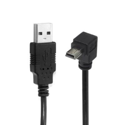 Obrázek chenyang CY USB 2. 0 typ A konektor na Mini B 5Pin 90 stupňů nahoru úhel datový kabel 0,5m