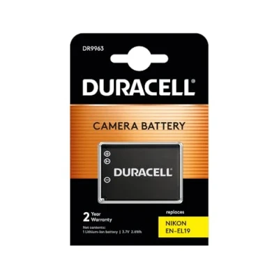 Obrázek Duracell DR9963 Li Ion kamera nahrazuje akumulátor pro EN EL19, černá