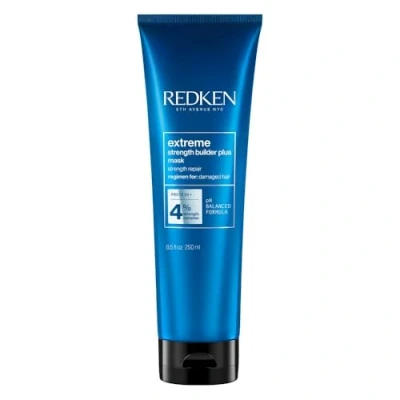 Obrázek Redken Intenzivní maska na vlasy pro všechny druhy poškození vlasů, regeneruje a regeneruje, proti lámání Extreme Strength Builder Plus Mask, 1 x 250 ml