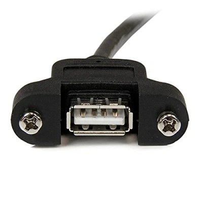 Obrázek StarTech.com 60 cm USB A montáž clony kabel Bu/St, prodlužovací kabel, montážní zdířky prodloužení