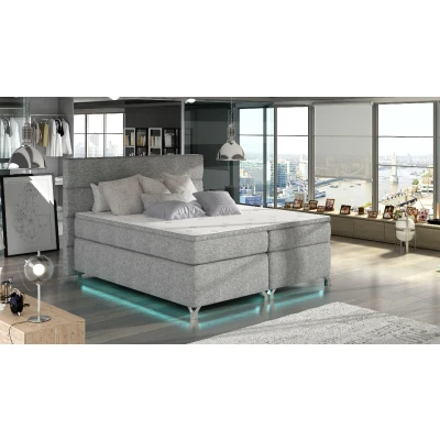 Obrázek Boxspring Amadeo 160x200 s LED podsvícením Materiál / Dekor: Sawana 21