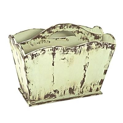 Obrázek HAKU Möbel Stojan na noviny Vintage, masivní dřevo, MDF rozměry: Š 45 cm x V 35 H 25 cm, styl: Industrial