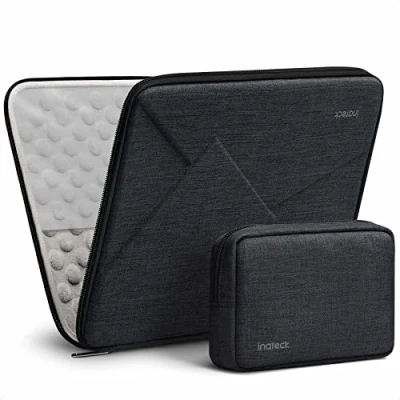 Obrázek Inateck Taška na laptop odolná proti nárazu Eva kompatibilní s 13. 6 MacBook Air M3/M2, 13 M1 2021 2018, Pro M2/M1 2022 2016, Surface 11/10/9/8/7/6/X/5/4/3