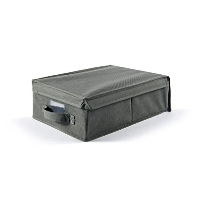 Obrázek Perfekt mehr EasyBox Aufbewahrungsbox aus Kunststoff, Stoff, Asche, 30.0 x 40.0 13.0 cm