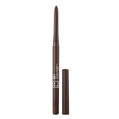 Obrázek 3INA MAKEUP The 24H Automatic Eyebrow Pencil 561 teplá hnědá vydrží 24 hodin voděodolná receptura integrované ořezávátko tužka na obočí přesná špička Vegan bez Cruelty