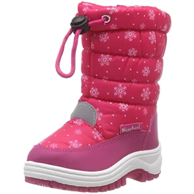 Obrázek Playshoes Unisex dětské zimní boty do sněhu Bootie, Sněhové vločky.