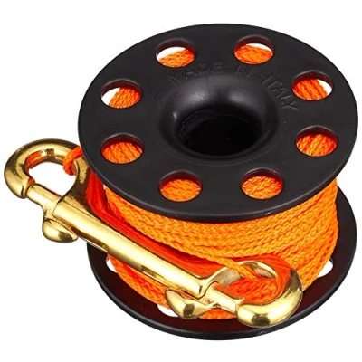 Obrázek Best Divers Finger Reel Karabiner Messing 30 mt