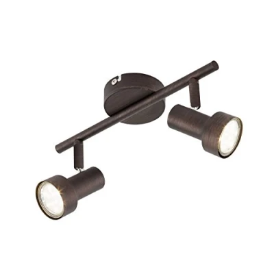 Obrázek Briloner světel LED stropní svítidlo, lampa s 2 otočný A výklopných Baren bodové světlo, objímka: GU10, vč. X 3 W, kov, rozměry: 27,5 12 cm, barva: antická měď