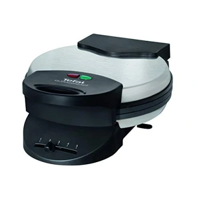 Obrázek Tefal Vaflovač WM310D na vafle ve tvaru srdce plynulý regulátor teploty opalování podle přání desky s nepřilnavým povrchem nádoba zachytávání těsta černý 1000 W