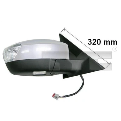 Obrázek DAPA GmbH &amp; Co. KG 3100123 vnější zrcátko pravé