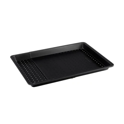 Obrázek Zenker Black Metallic perforovaný plech vytahovací pro perfektní bagety, koláče a pizzu, 52 37 x 33 cm, plech,