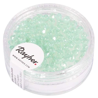 Obrázek Rayher 14202408 skleněná broušená perla, 3 mm Ø
