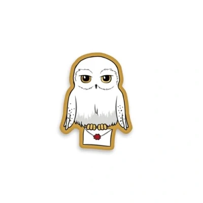 Obrázek Herding Obrysový polštář Harry Potter Hedwig, cca 36 x 24 5 cm, polyester, tvarovací polštář, žlutý, Twin