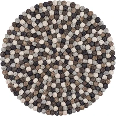 Obrázek myfelt Néla sedák, plstěná koule, vlna, kulatá 36 cm
