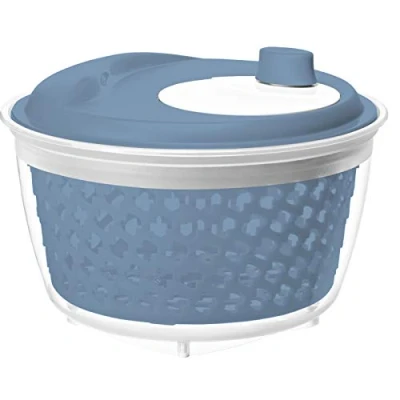 Obrázek Rotho Fresh odstředivka na salát, plast (PP) bez BPA, modrá/průhledná, 4,5 l (25,0 x 25,0 16,5 cm)
