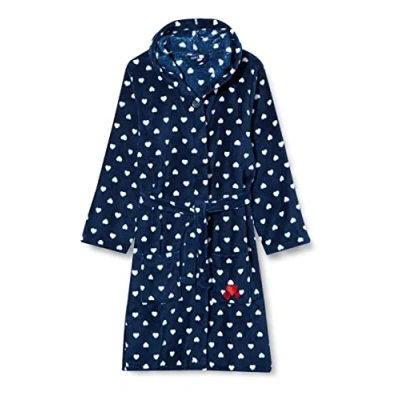 Obrázek Playshoes Unisex dětský fleecový župan ranní župan, Srdce